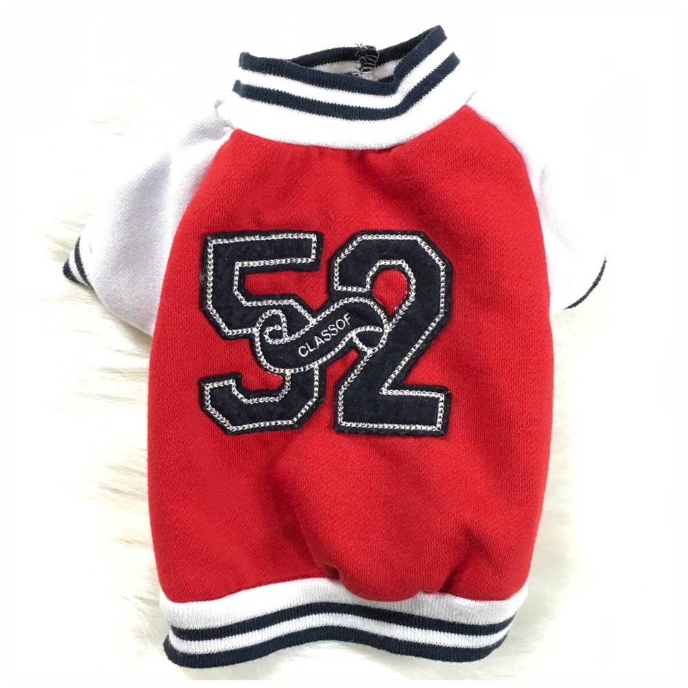 Dog Varsity Jacket from Top Paw Size Small - Picture 1 of 5